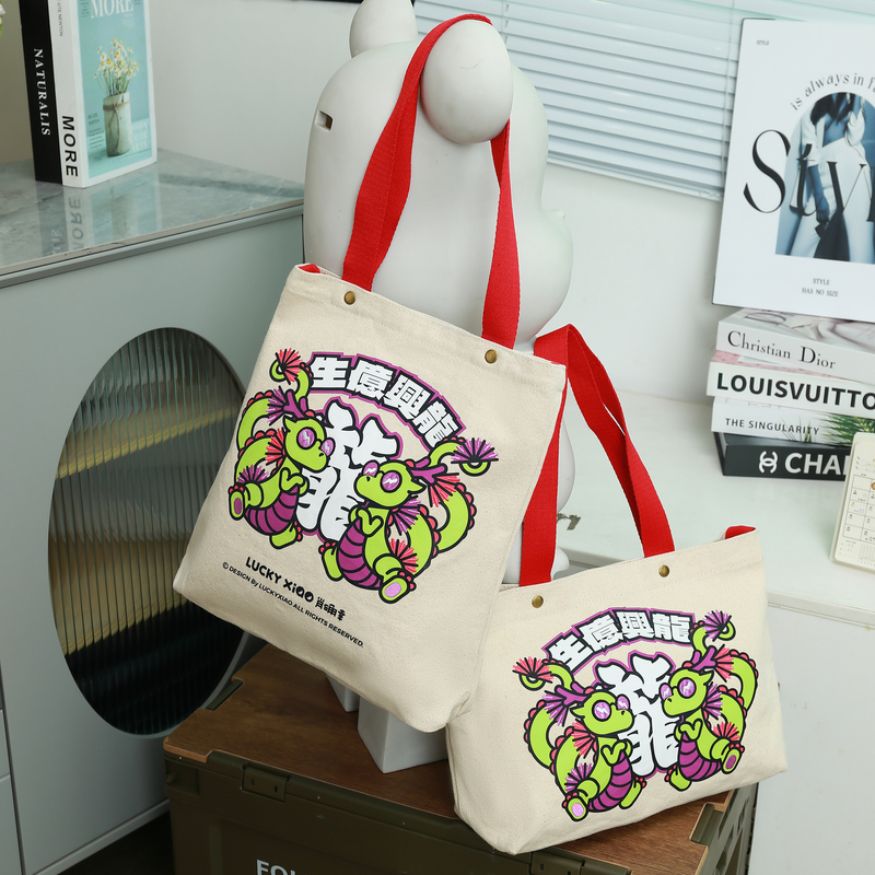 Embroidery Custom Print Canvas Tote Bag For Shopping Use-01